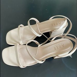 NWT ABLE Scilla block heel sandals.